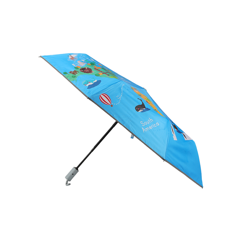 Parapluie de protection solaire à ouverture automatique et à fermeture automatique pour enfants