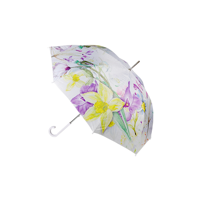 Parapluie de protection solaire à tige droite, grande taille pour femmes adultes, petit et frais