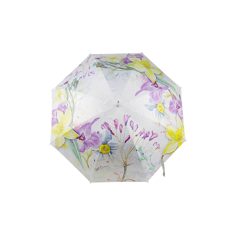 Parapluie de protection solaire à tige droite, grande taille pour femmes adultes, petit et frais