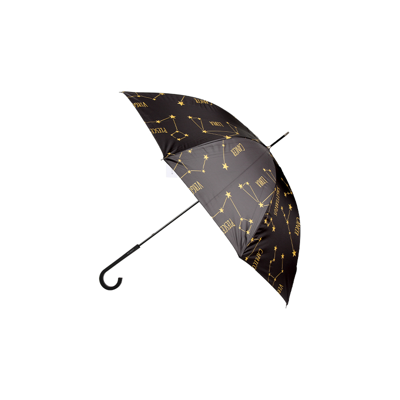 Parapluie de protection solaire à tige droite, grande taille pour femmes adultes, petit et frais