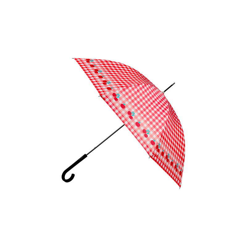 Parapluie de protection solaire à tige droite, grande taille pour femmes adultes, petit et frais