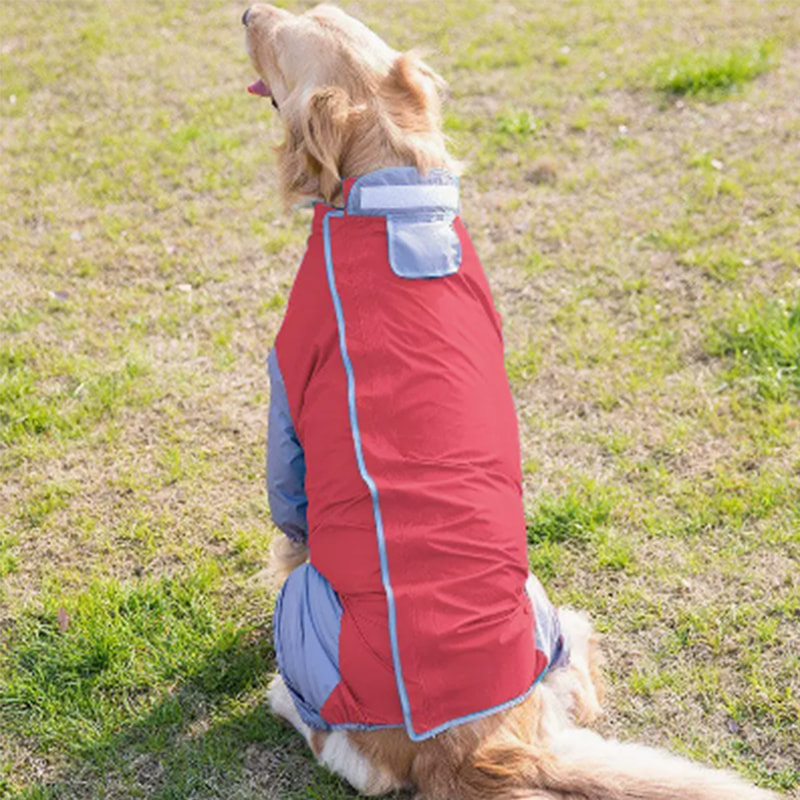 Imperméable pour animaux de compagnie de dessin animé hydrofuge feuille de lotus