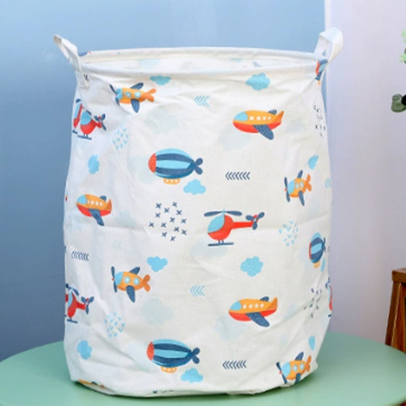 Seau de rangement pour vêtements, Design de dessin animé pour enfants, facile d'entretien